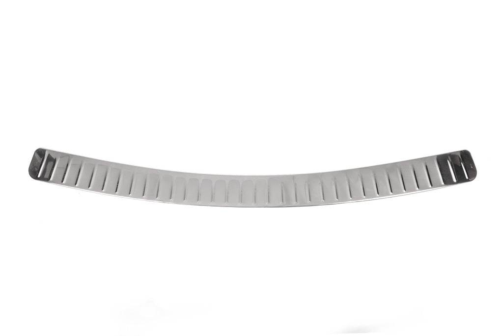 Cover on the rear bumper OmsaLine gloss (SW, stainless steel) for Opel Astra H 2004-2013 - Reelken Auto