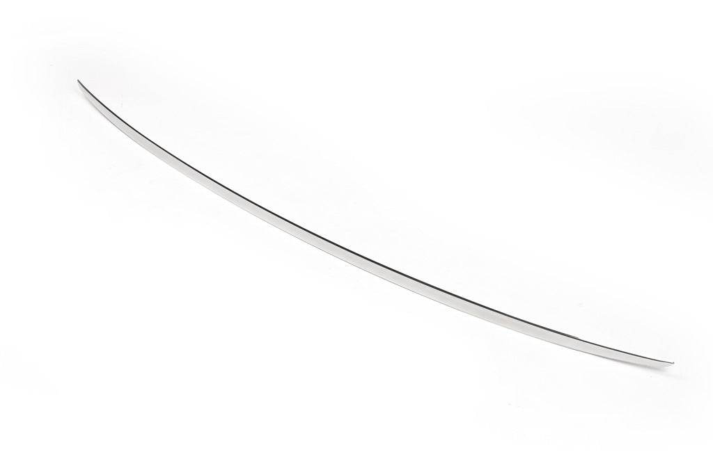 The edge of the bumper (SW, stainless) for Renault Clio IV 2012-2019 - Reelken Auto