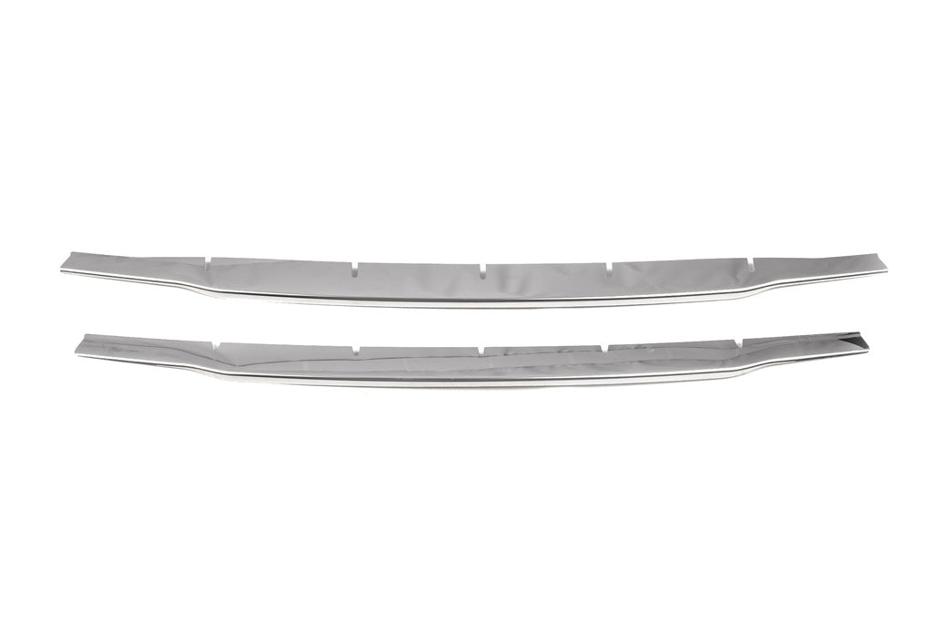 Stainless Steel Bumper Protectors (2014-2018, 2 pcs) for Ford Courier 2014-2023 - image 2
