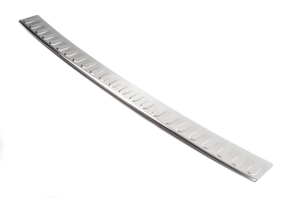Overlay for rear bumper OmsaLine (2009-2013, SW, stainless steel) for Mercedes E-class W212 2009-2016 - Reelken Auto