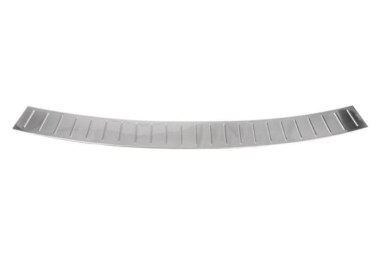 Rear bumper OmsaLine (glossy stainless) for Ford Courier 2014-2023 - Reelken Auto