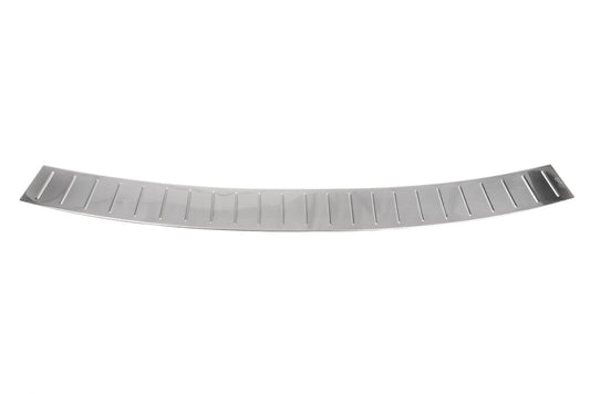 Rear bumper protector OmsaLine (glossy, stainless steel) for Ford Courier 2014-2023 - image 2