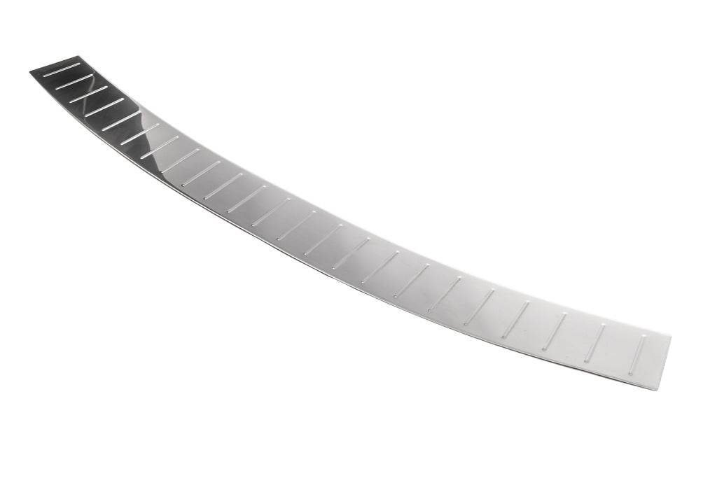 Rear bumper OmsaLine (glossy stainless) for Ford Courier 2014-2023 - Reelken Auto