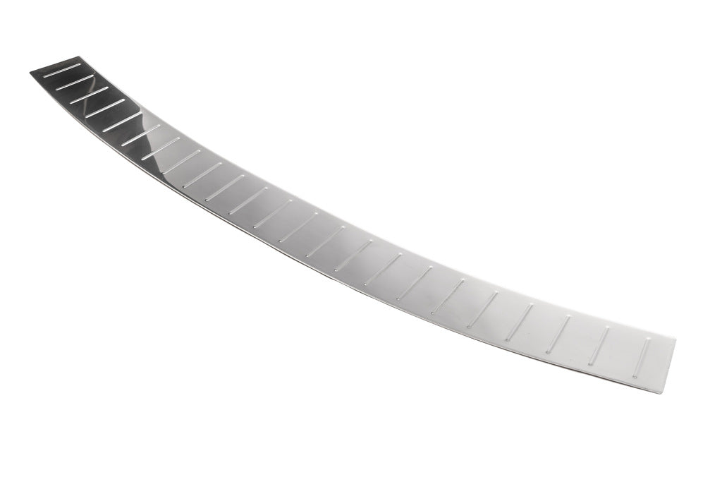 Rear bumper protector OmsaLine (glossy, stainless steel) for Ford Courier 2014-2023 - image 3