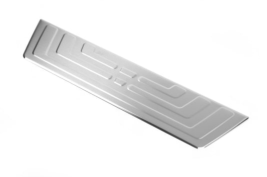 Rear bumper protector OmsaLine stainless steel matte for Volkswagen Amarok 2010-2022 - image 1