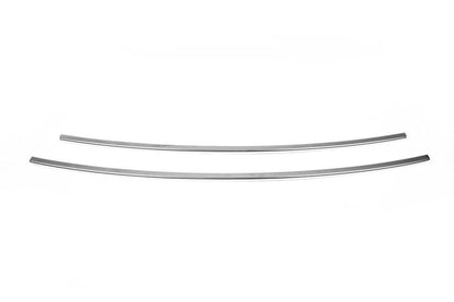 Front bumper pads (2 pieces, stainless steel) for Renault Kangoo 2008-2020 - Reelken Auto