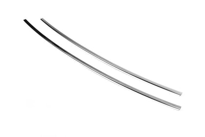 Front bumper pads (2 pieces, stainless steel) for Renault Kangoo 2008-2020 - Reelken Auto