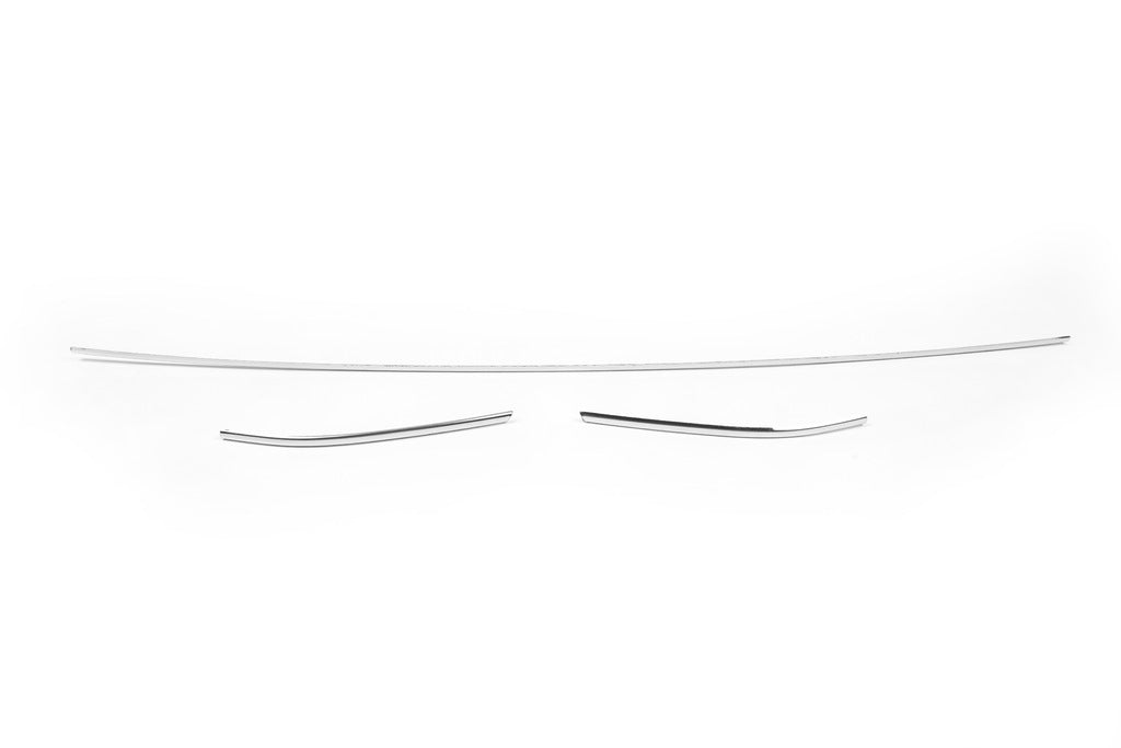 Front Bumper Covers OmsaLine (3 pcs, Stainless Steel) for Skoda Superb 2015-2024 - image 2