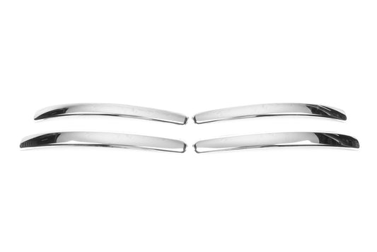 The corners on the front bumper (4 pieces, stainless steel) for Volkswagen Caddy 2004-2010 - image 2