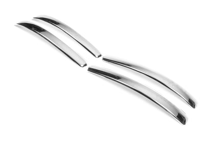 The corners on the front bumper (4 pieces, stainless steel) for Volkswagen Caddy 2004-2010 - image 3