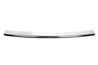 Rear bumper protector with lip (Omsa, stainless steel) for Volkswagen T5 Multivan 2003-2010 - image 4