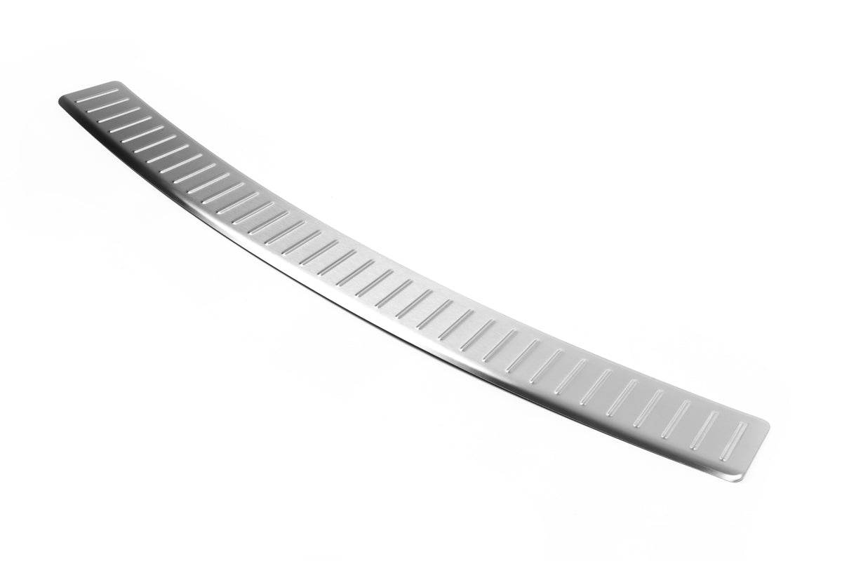 Rear bumper pad OmsaLine Mat (stainless) for Volkswagen Touran 2010-2015 - Reelken Auto