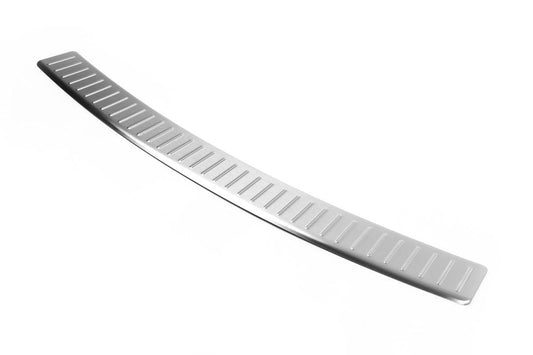 Rear bumper pad OmsaLine Mat (stainless) for Volkswagen Touran 2010-2015 - Reelken Auto