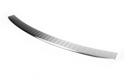 Pads on the rear bumper OmsaLine (stainless steel) for Volkswagen Caddy 2015-2020 - Reelken Auto