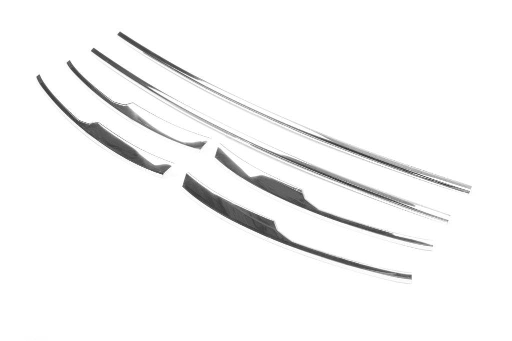 Bumper grille covers 2015-2019 (6 pcs, stainless steel) for Volkswagen T6 - Reelken Auto