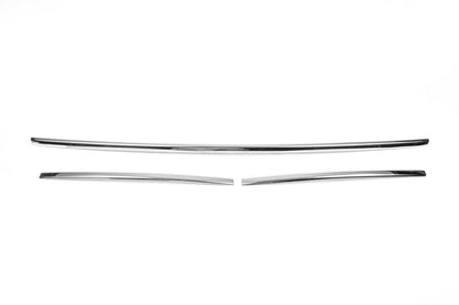 Pads on the bumper grill 2015-2019 (3 pieces, stainless steel) for Volkswagen T6 - Reelken Auto