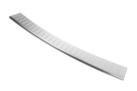 Overlay for rear bumper OmsaLine (HB, stainless steel) for Toyota Auris 2012-2018 - Reelken Auto