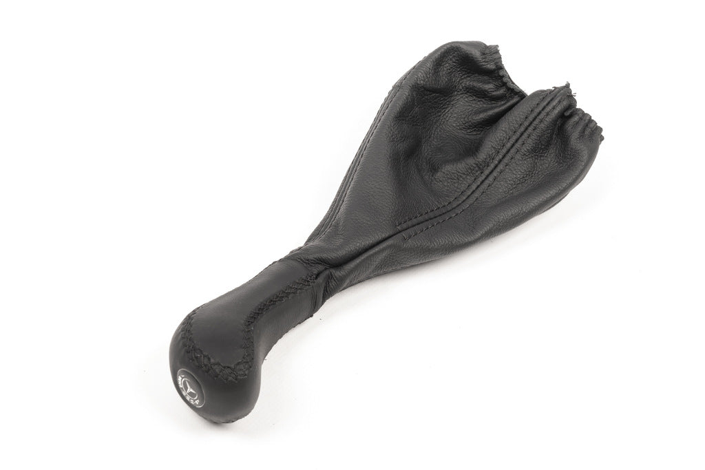 Leather Gear Shift Knob with Boot for Mercedes E-сlass W124 1984-1997 - image 4