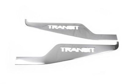 Edging glass Carmos (2 pieces, stainless.) for Ford Transit 2000-2014 - Reelken Auto