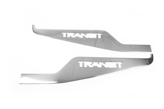 Window Trim Carmos (2 pcs, Stainless Steel) for Ford Transit 2000-2014 - image 2