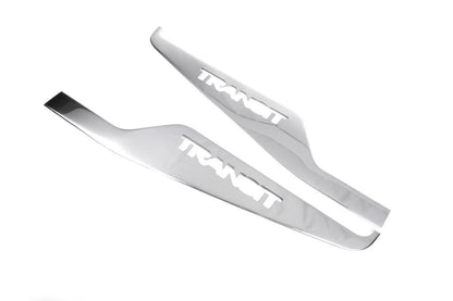 Edging glass Carmos (2 pieces, stainless.) for Ford Transit 2000-2014 - Reelken Auto