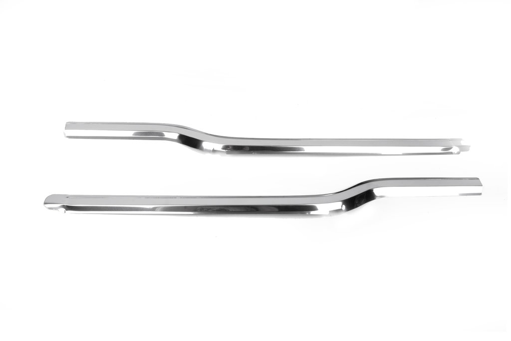 Exterior window trim (2 pcs, stainless steel) for Ford Connect 2002-2006 - image 3