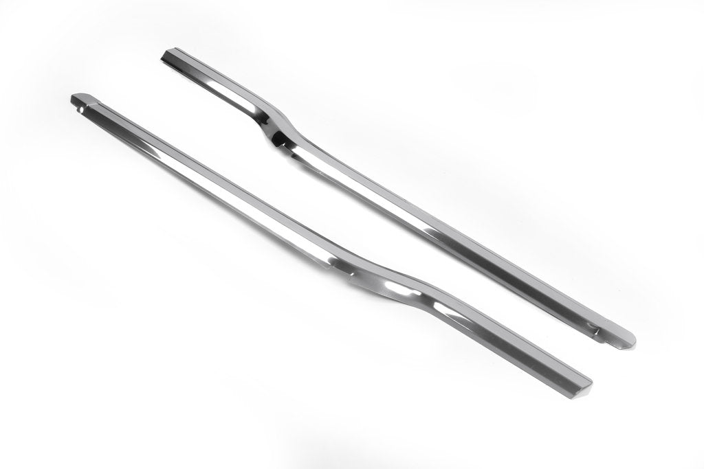 Exterior window trim (2 pcs, stainless steel) for Ford Connect 2002-2006 - image 4