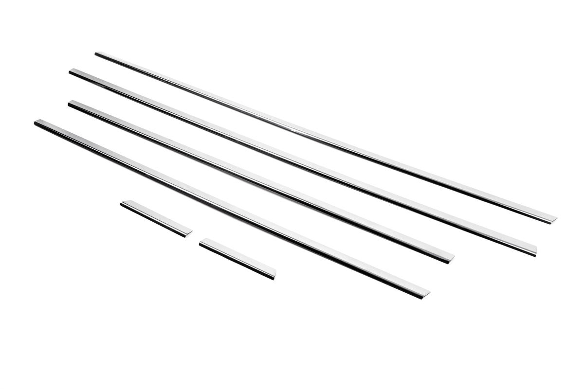 Bottom edging of glass (6 PCs, stainless.) for Citroen C-5 2008-2017 - image 2