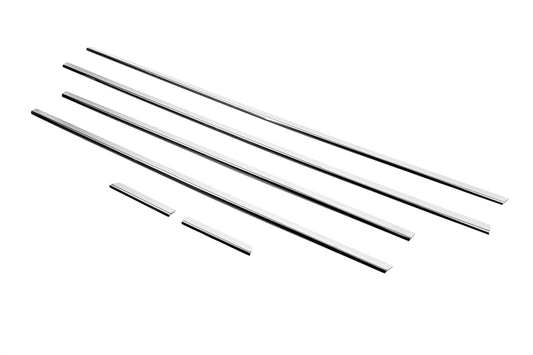 Bottom edging of glass (6 PCs, stainless.) for Citroen C-5 2008-2017 - image 2