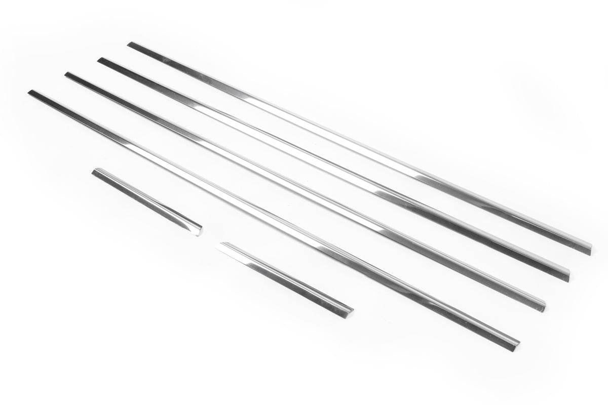 Bottom edging of glass (stainless) for Citroen C-5 2001-2008 - Reelken Auto