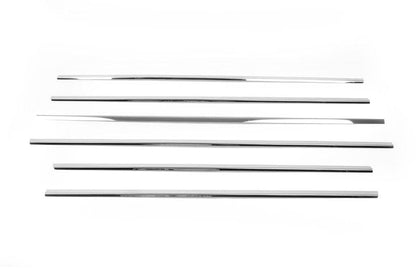 Glass edging (6 pieces, stainless steel) for Range Rover III L322 2002-2012 - Reelken Auto