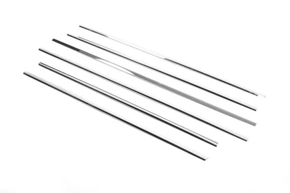 Glass edging (6 pieces, stainless steel) for Range Rover III L322 2002-2012 - Reelken Auto