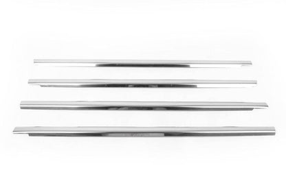 Edging of glass (4 pieces, stainless steel.) for Land Rover Discovery II - Reelken Auto