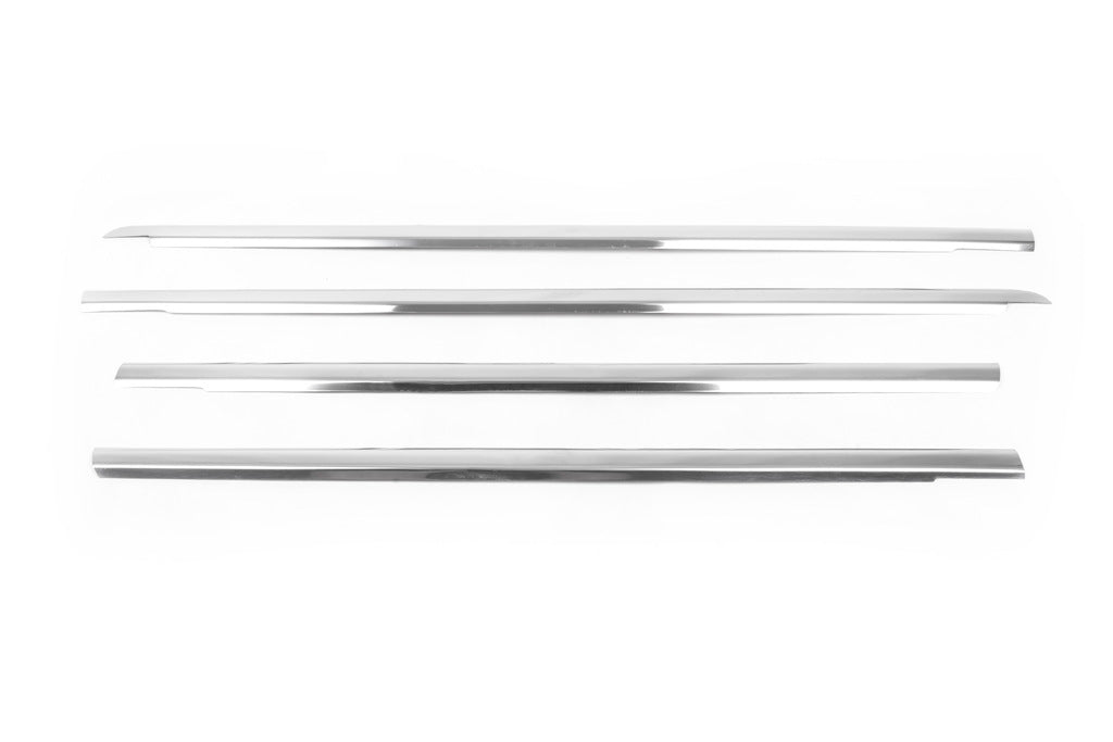Edging of glass (4 pieces, stainless steel) for Kia Sorento I BL 2002-2009 - image 3