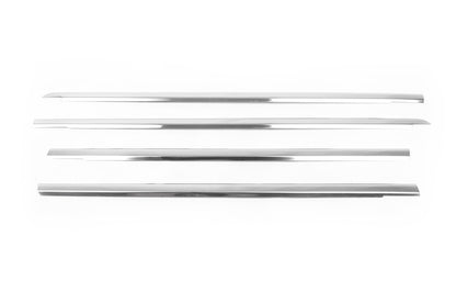 Edging of glass (4 pieces, stainless steel) for Kia Sorento I BL 2002-2009 - image 3
