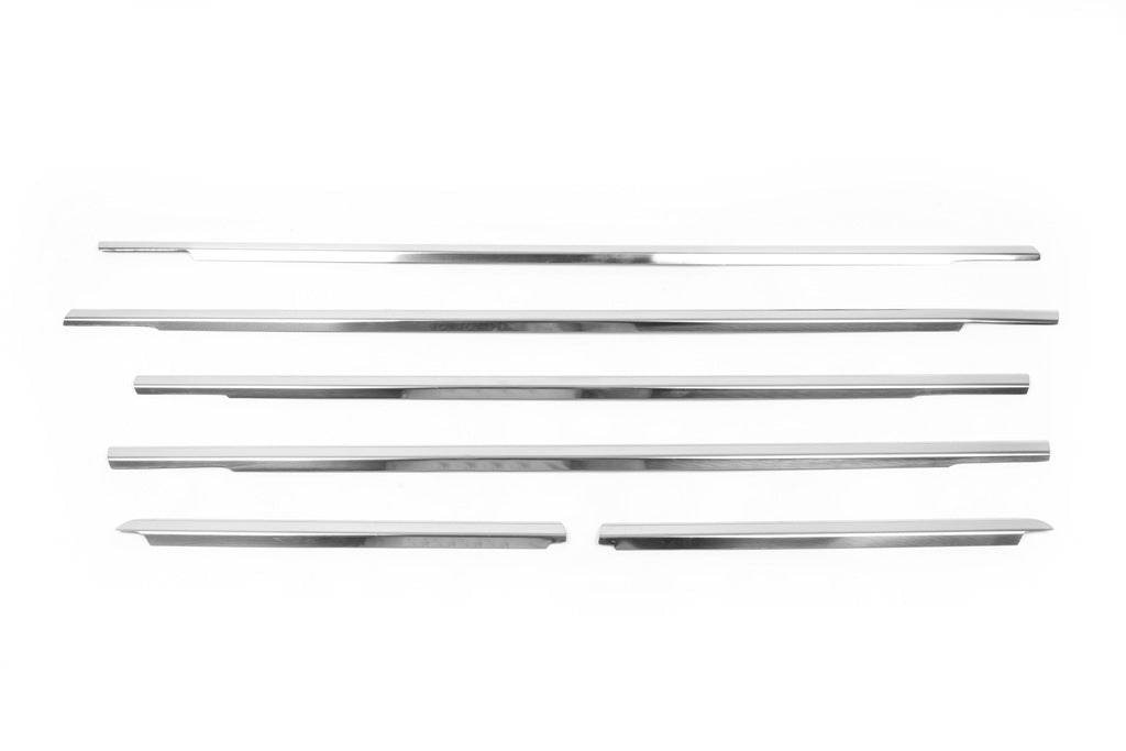 Bottom edging of windows (6 pieces, stainless steel) for Chevrolet Captiva 2006-2019 - Reelken Auto