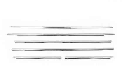 Bottom edging of windows (6 pieces, stainless steel) for Chevrolet Captiva 2006-2019 - Reelken Auto