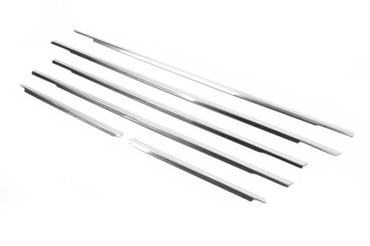 Bottom edging of windows (6 pieces, stainless steel) for Chevrolet Captiva 2006-2019 - Reelken Auto