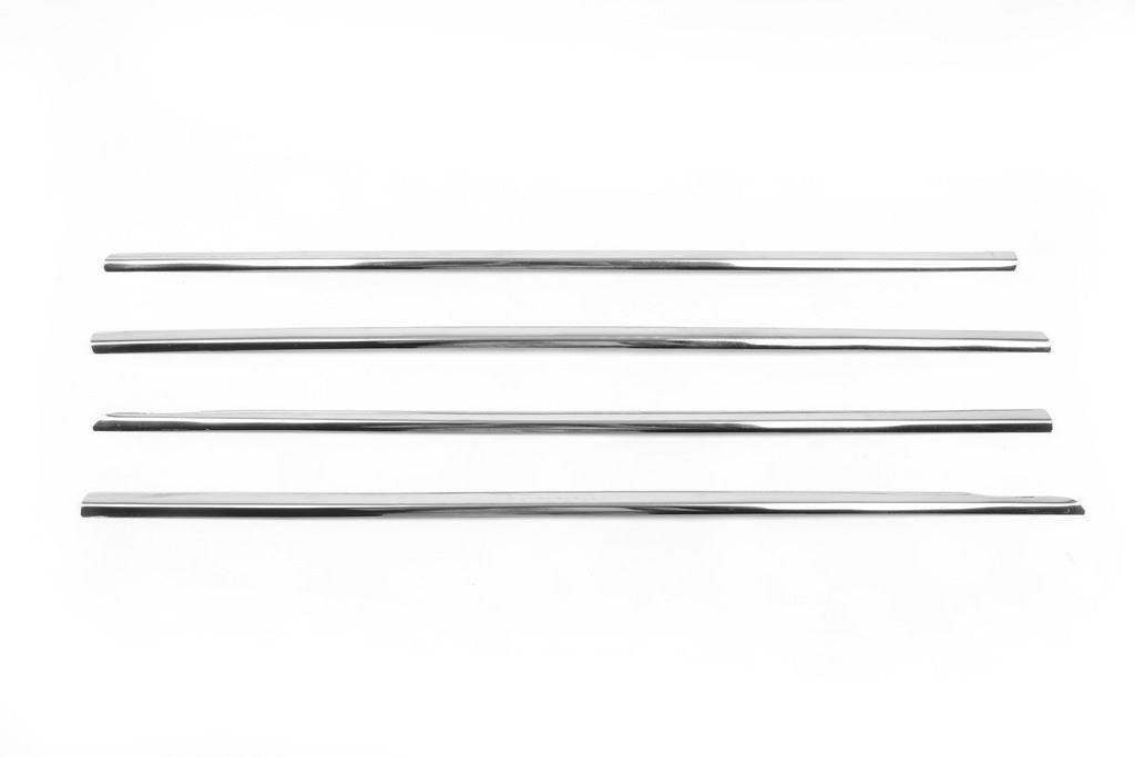 Glass molding (4 pieces, stainless steel) for Honda HR-V 1998-2006 - Reelken Auto