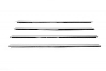 Outside border windows (4 pcs, stainless steel) for Dacia Logan I 2008-2012 - image 2