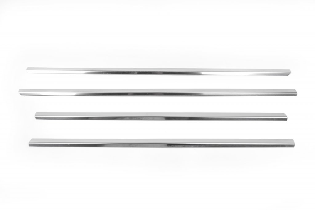 Window Trim Stainless Steel (4 pcs) for Chevrolet Lanos 1998-2017 - image 4