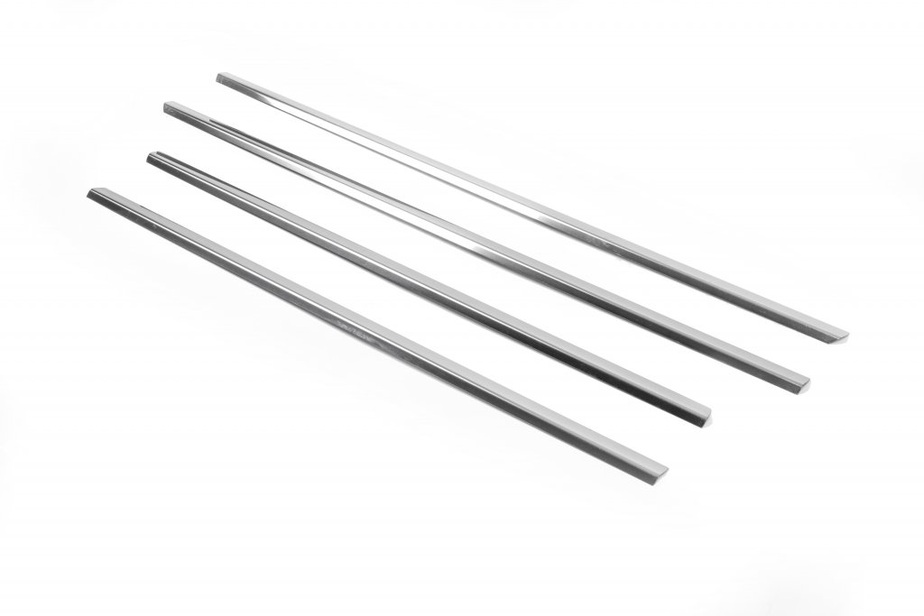 Window Trim Stainless Steel (4 pcs) for Chevrolet Lanos 1998-2017 - image 5