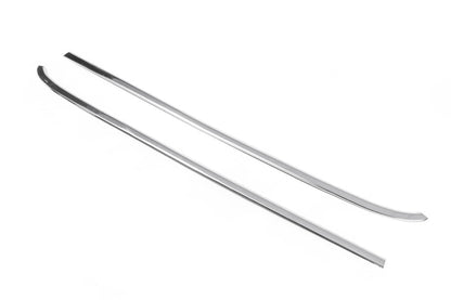 Exterior window trim (2 pcs, stainless steel) for Fiat Fiorino/Qubo 2008-2024 - image 3