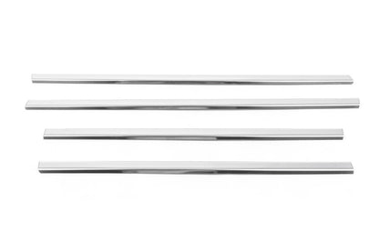 The outer border of glass (4 pieces, stainless steel) for Ford Fiesta 2002-2008 - image 2