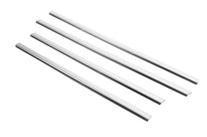 The outer border of glass (4 pieces, stainless steel) for Ford Fiesta 2002-2008 - image 5