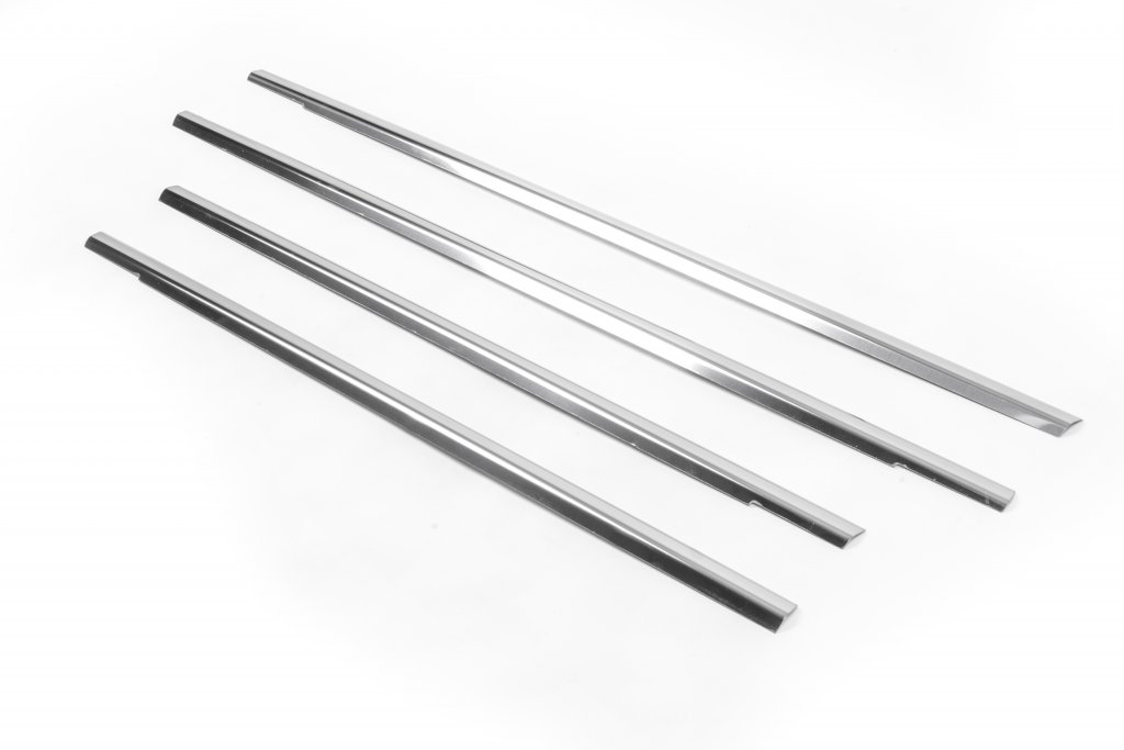 The outer edging of the glass (4 pieces, stainless steel) for Ford Focus II 2005-2008 - image 3