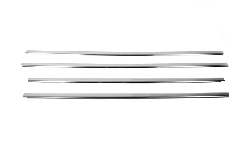 The outer border of glass (4 pieces, stainless steel) for Mitsubishi Lancer 9 2004-2008 - image 3