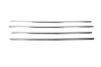 The outer border of glass (4 pieces, stainless steel) for Mitsubishi Lancer 9 2004-2008 - image 3