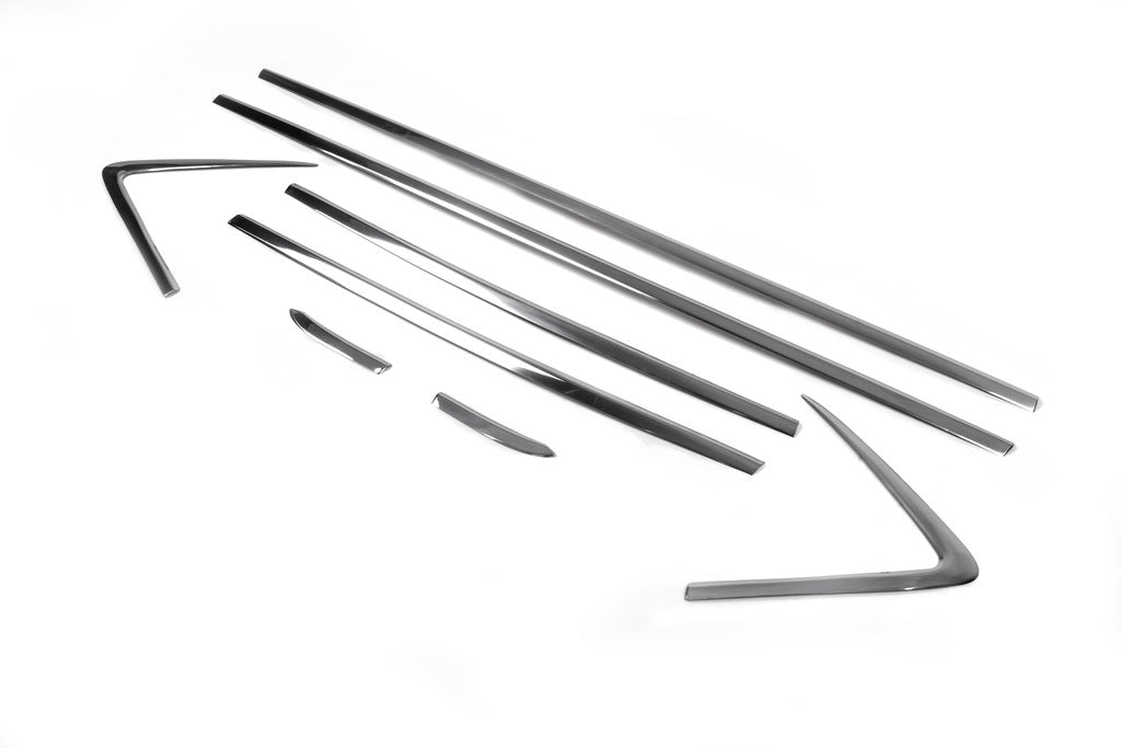 Outer edging of glasses (8 pieces, stainless steel) for Opel Mokka 2012-2021 - image 3