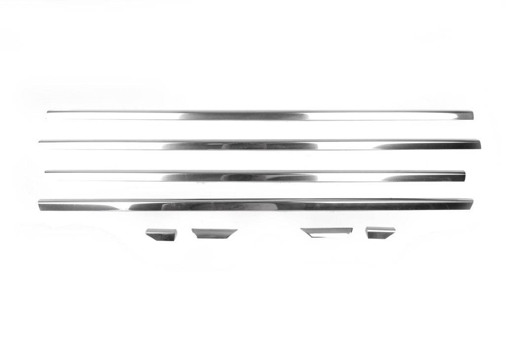 Edging glass (8 pieces, stainless steel) for Opel Insignia 2017-2022 - Reelken Auto